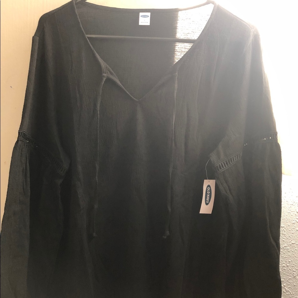 Tie-neck Top L